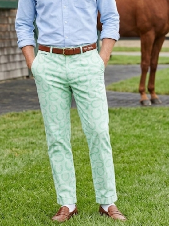 Vineyard Vines Other - Vineyard Vines Kentucky Derby Mint Green Horseshoe Print Pants